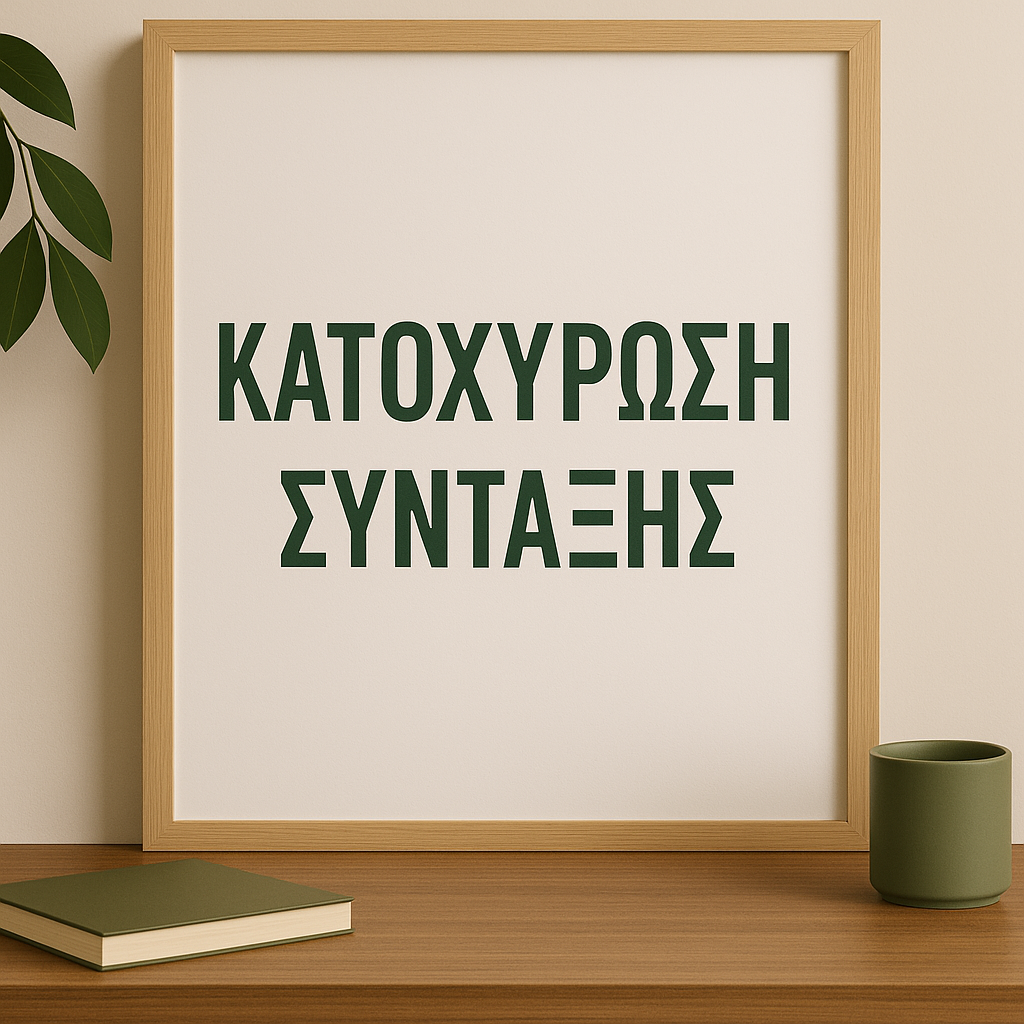 κατοχύρωση σύνταξης